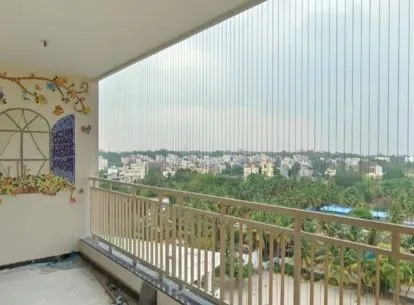Balcony Invisible Grill 3 Safety Grills