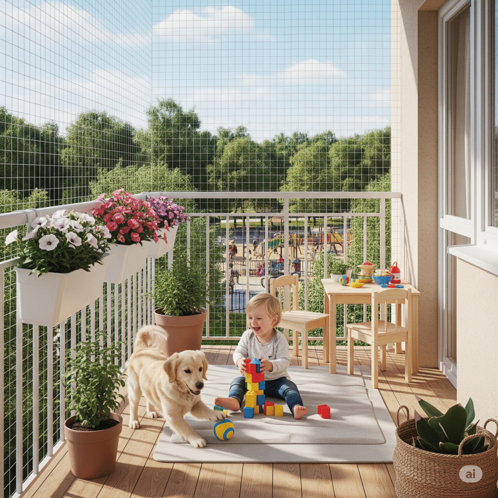 Ensure Safety with Balcony Safety Nets in Bangalore: Protect Your Loved Ones with ANR Enterprises 3 Balcony Safety Nets in Bangalore by ANR Enterprises for secure homes